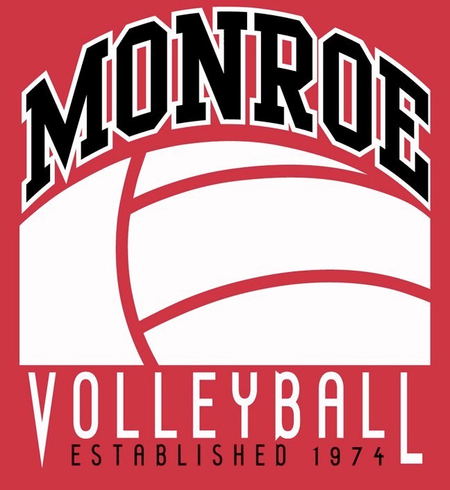 Monroe Volleyball Logo